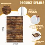 Hahafelt Felt Wood Grain Dart Board Wall Protectors Square Dart Board Backing Tiles Dartboard Backboard Cork Backboard Alternative(Grain,36 x 24 x 0.5 Inch)