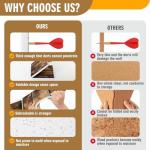 Hahafelt Felt Wood Grain Dart Board Wall Protectors Square Dart Board Backing Tiles Dartboard Backboard Cork Backboard Alternative(Grain,36 x 24 x 0.5 Inch)
