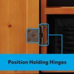 Viper Metropolitan Solid Wood Sisal/Bristle Steel Tip Dartboard Cabinet: Cabinet Only (No Dartboard), Oak Finish