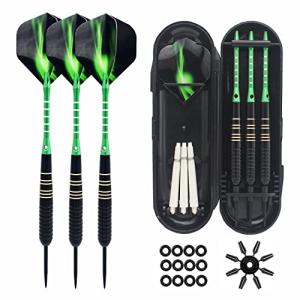 ROOBEEO 23g Steel Tip Darts Set with Case