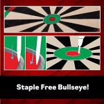 Viper Dead-On Tournament Bristle Steel Tip Dartboard Set with Staple-Free Bullseye, Metal Triangular Spider Wire for Reduced Bounce Outs and Increased Scoring; High-Grade Self-Healing Sisal Board