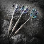 CyeeLife 3 Pack Steel Tip Darts Set,Professional Dart with 6pcs Darts Stems + 6pcs Dart Flights + 1pcs Dart Sharpener Tool for Dart Board