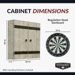 Hathaway Drifter Dartboard and Cabinet Set