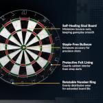 Hathaway Drifter Dartboard and Cabinet Set