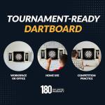 Hathaway Drifter Dartboard and Cabinet Set