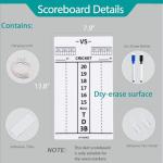 Afumazi Extended Dartboard Surround, Large Dart Board Wall Protector with Scoreboard for Home Bar Game Room