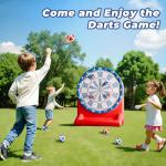 iPlay, iLearn Pool Wave Kids Fun Pool Toys, Inflatable Dart Board Water Games, Swimming Pool Floats, Beach Yard Outdoor Play, Cool Summer Party Gift for 6 7 8 9 10 12 Year Old Boy Girl Teen Adult-Red