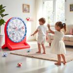 iPlay, iLearn Pool Wave Kids Fun Pool Toys, Inflatable Dart Board Water Games, Swimming Pool Floats, Beach Yard Outdoor Play, Cool Summer Party Gift for 6 7 8 9 10 12 Year Old Boy Girl Teen Adult-Red