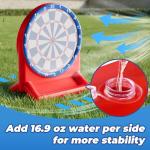 iPlay, iLearn Pool Wave Kids Fun Pool Toys, Inflatable Dart Board Water Games, Swimming Pool Floats, Beach Yard Outdoor Play, Cool Summer Party Gift for 6 7 8 9 10 12 Year Old Boy Girl Teen Adult-Red