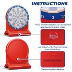 iPlay, iLearn Pool Wave Kids Fun Pool Toys, Inflatable Dart Board Water Games, Swimming Pool Floats, Beach Yard Outdoor Play, Cool Summer Party Gift for 6 7 8 9 10 12 Year Old Boy Girl Teen Adult-Red