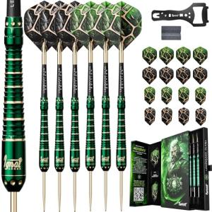 IgnatGames 6-Pack Professional Steel Tip Darts Set
