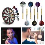 Accmor Metal Tip Darts, Steel Tip Darts, Professional Metal Darts, Darts Metal Tip Set, Metal Darts for Dartboard,18 pcs ﻿