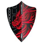 RED DRAGON Jonny Clayton Hardcore Freestyle Dart Flights - 3 Sets Per Pack (9 Dart Flights in Total)