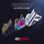 RED DRAGON Jonny Clayton Hardcore Freestyle Dart Flights - 3 Sets Per Pack (9 Dart Flights in Total)