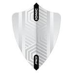 RED DRAGON Hardcore White Freestyle Dart Flights- 3 Sets Per Pack (9 Dart Flights in Total)