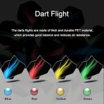 WayArrival Steel Tip Darts, 12 PCS 24g Metal Tip Darts with Premium Aluminum Shafts, 24 Dart Flights, 16 Flight Protectors and Wrench