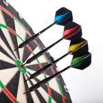 WayArrival Steel Tip Darts, 12 PCS 24g Metal Tip Darts with Premium Aluminum Shafts, 24 Dart Flights, 16 Flight Protectors and Wrench