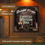 Personalized Dart Board Cabinet Set with Darts