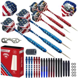 Professional Steel Tip Darts Set with Accessories