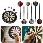 Accmor Metal Tip Darts, Steel Tip Darts, Professional Metal Darts, Darts Metal Tip Set, Metal Darts for Dartboard,18 pcs ﻿