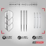 RED DRAGON Javelin Original 26g Tungsten Darts Set with Dart Flights and Dart Shafts (Stems)