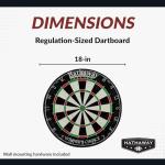 Hathaway 18" Sisal Fiber Bristle Dartboard