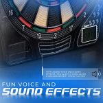 Franklin Sports Electronic Dart Board Set - 15