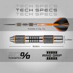 Red Dragon Amberjack 5 Tungsten Darts Set 24g