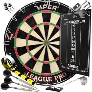 Viper League Pro Steel Tip Dartboard Starter Set