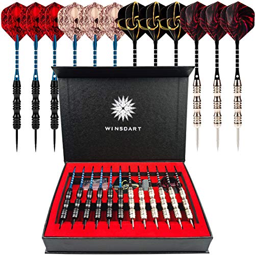 WINSDART ADKX Steel Tip Darts 12-Pack Set