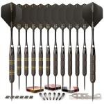 Professional 12-Piece Steel Tip Darts Set