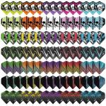 CyeeLife 105-Piece Durable Dart Flights Set