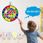 Stocking Stuffers for Kids Teen Boys Girls Christmas Birthday Gifts 29'' Large Dart Board Toys with 12 Sticky Balls & 4 Darts Indoor Outdoor Party Games Toys for Kids 3 4 5 6 7 8 9 10 11 12 Years Old