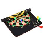 CX L SUM Magnetic Dart Board, Indoor Outdoor Dart Games for Kids with 12pcs Magnetic Darts, Safety Toy Games, Rollup Double Sided Board Game Set for Gifts