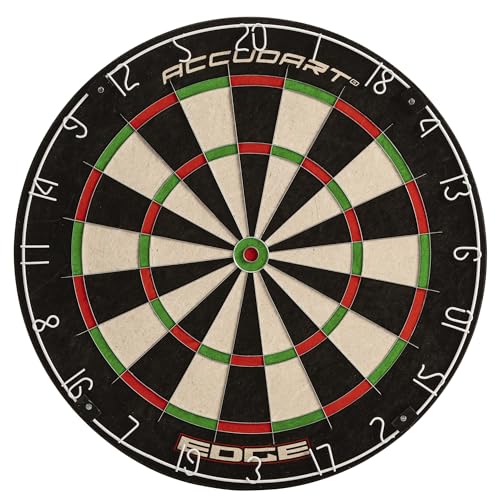 Accudart Edge Bristle Dartboard with Reduced Bounce Outs
