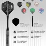 CyeeLife Darts Plastic Tip - 18pcs Soft Tip Darts Set for Electronic Dart Board