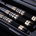 MageRabbit Professional Steel Darts Set,Copper Barrel,Metal Tip Darts with Dart Carrying Case +Extra Flight+ Alum Shafts+Dart Tools. Metal Darts,Steel Tip Darts for Dartboard