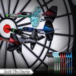 CyeeLife Darts Plastic Tip - Soft Tip Darts Set - 12 Pcs 18 Gram with 4 Colors Premium Aluminum Shafts, 100 Extra Dart Tips 16pcs Flights and 2pcs Flight Protectors for Electronic Dart Board