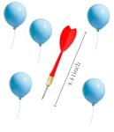 interbusiness BBstep Steel Tip Dart Colorful Dart 15pcs 6g Assorted Color.