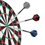 Accmor Metal Tip Darts, Steel Tip Darts, Professional Metal Darts, Darts Metal Tip Set, Metal Darts for Dartboard,18 pcs ﻿