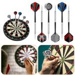 Accmor Metal Tip Darts, Steel Tip Darts, Professional Metal Darts, Darts Metal Tip Set, Metal Darts for Dartboard,18 pcs ﻿
