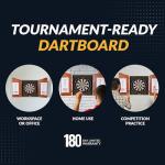 Hathaway Centerpoint Wall-Mounted Dartboard Cabinet