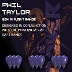 Target Darts Phil Taylor G10 Vapor Pro Ultra Dart Flights - 3 Set Pack (9 in Total)