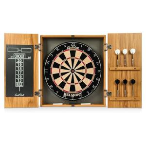 EastPoint Sports Belmont Bristle Dartboard and Cabinet Set