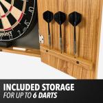 EastPoint Sports Belmont Bristle Dartboard and Cabinet Set