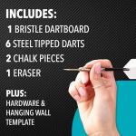 EastPoint Sports Belmont Bristle Dartboard and Cabinet Set