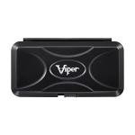 Viper Bobcat Adjustable Weight Soft Tip Darts with Storage/Travel Case: Black Coated Brass, Blue Rings, 16-19 Grams