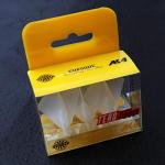 CUESOUL TERO AK4 Transparent Dart Flights Diamond Shape,Set of 3 pcs(CS-AK4+7ZS)