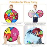 Accmor 28" Large Dart Board for Kids, Kids Dart Board with Sticky Balls, Backyard Indoor Outdoor Games Birthday Gifts for 3 4 5 6 7 8 9 10 11 12 Year Old Boys Girls