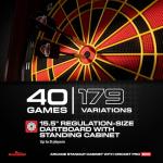 Arachnid Cricket Pro 800 Electronic Dartboard - Cherry Finish